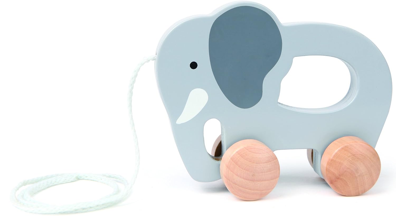 Hape Elephant Wooden Push and Pull Toy