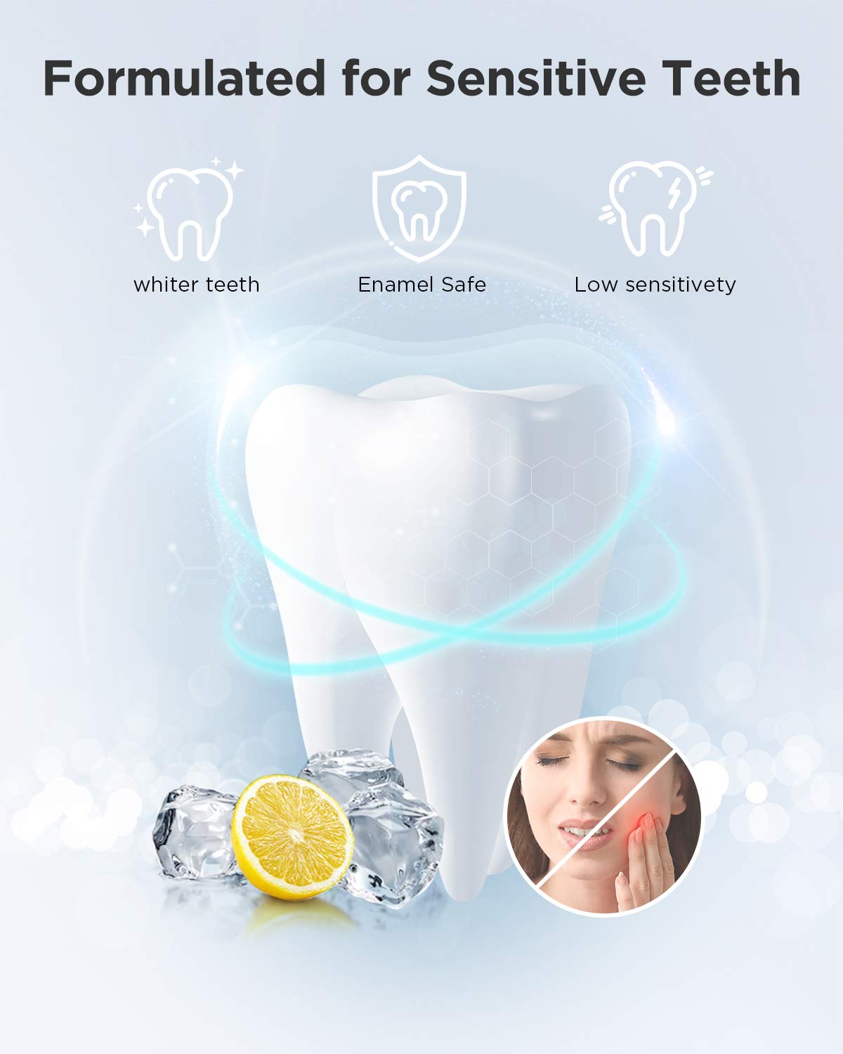 Fairywill Teeth Whitening Strips Pack of 50 pcs, Professional Effect White Strips for Teeth Whitening, Enamel Safe Whitening Strips for Sensitive Teeth, Teeth Whitening Kit Remove Tough Stains: Beauty