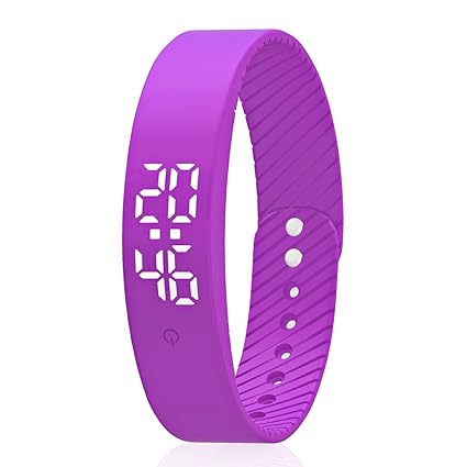 Smart Wristband Pedometer Watch Non-Bluetooth Pedometer Bracelet Fitness Tracker Watch with Step Calories Counter Distance Time/Date [No app,No Phone ...