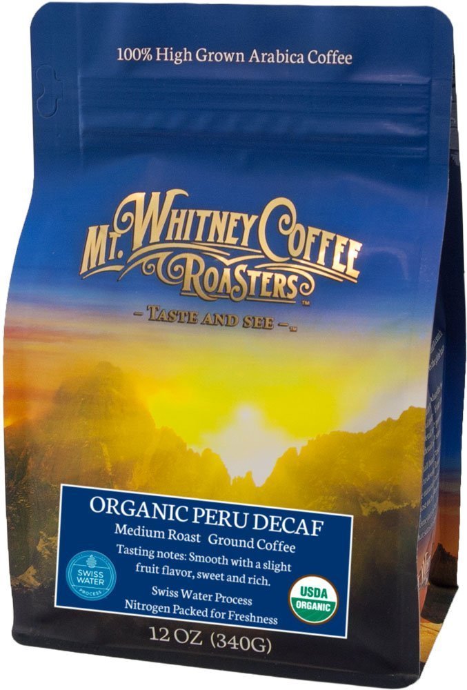 Organic Peru Swiss Water Decaf (Ground), 12oz