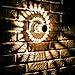 Spiral Wall Sconce Wall Lights 3w Decorative Light Fixture for Bedroom, Hallway, Corridor, Bar, Cafe, Living Room, Warm White