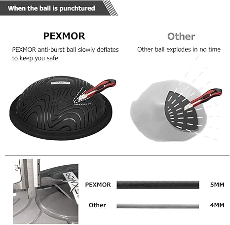 pexmor yoga half ball