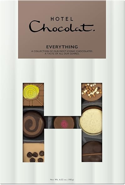 Hotel Chocolat Everything H-box 14 Milk White & Dark Chocolates 185g