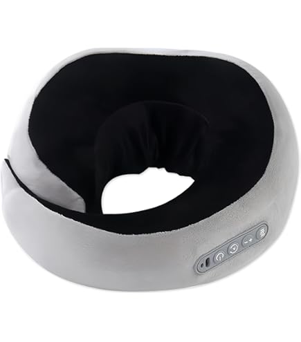 vibrating neck pillow amazon Amazon.com: Fun and Function Sensory Vibrating Neck Pillow - Vibrating  Pillow for Kids, Teens & Adults - Great for Travel main image 0