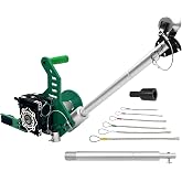 Handheld Drill Powered Cable Puller with 1000lb Force, Adjustable Electric Wire Puller &amp; Wire Tugger for 1/2" to 4" Conduit, Heavy Duty Wire Puller Tool for Electricians with 6 Pcs Cable Puller Socks