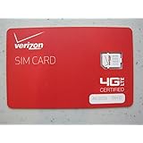 Verizon Wireless 4G LTE Nano SIM Card 4FF