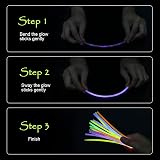 Vicloon 100 Glow Sticks with Connectors Neon Party Lights for Bracelets view 6