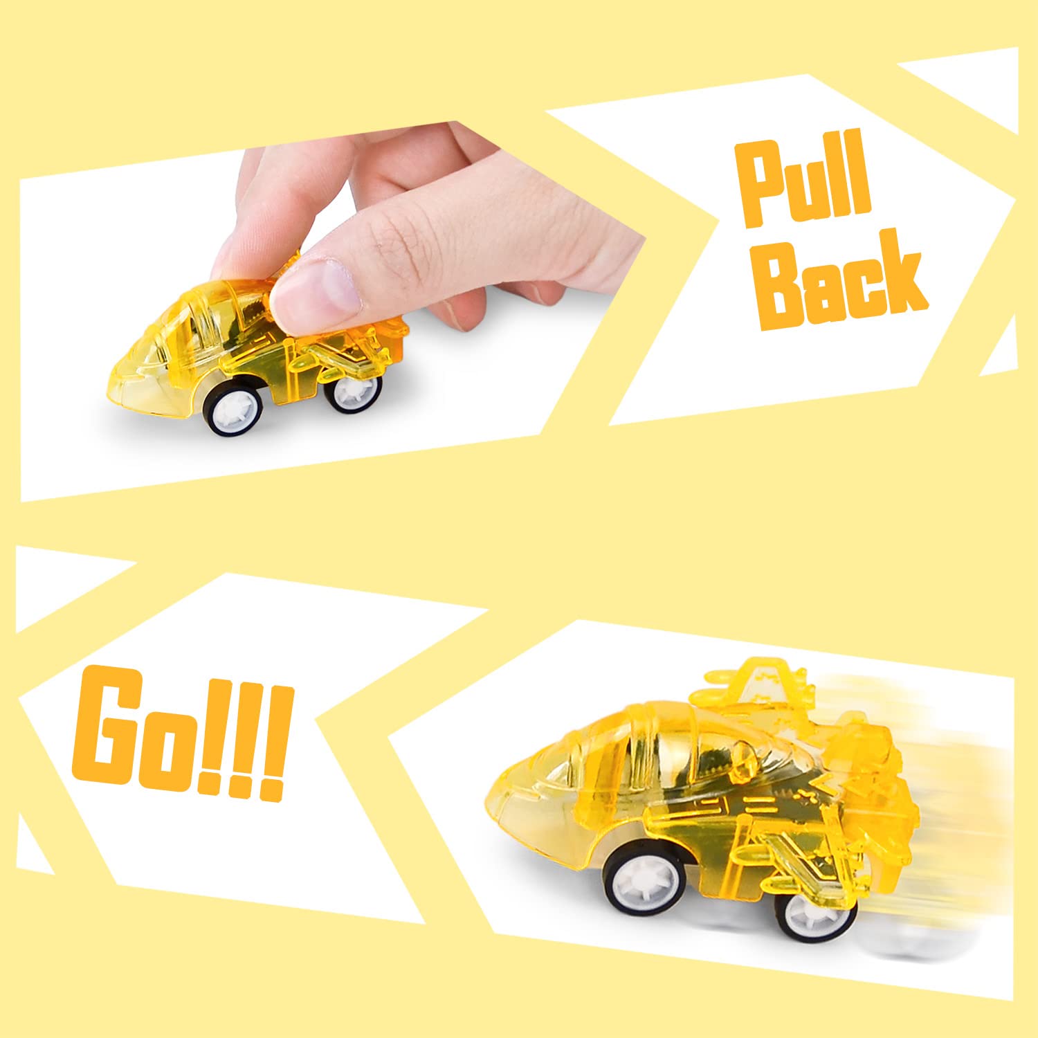Vileafy Mini Toy Cars for Kids Ages 3-5, 50 Pull Back Vehicles and Planes for Kid’s Party Favors Pinata Stuffers, Bulk Toys for Easter Basket Stuffer Gifts, Giveaways or Goodie Bags