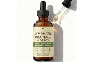 Lymphatic Drainage 𝐃𝐫𝐨𝐩𝐬, for Fluid Balance & Puffiness Relief, Supports Natural Circulation & Skin Vitality, Natural Bl