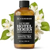 Hendson White Tea Reed Diffuser Oil Refill - Luxury Hotel Series Fragrance Oils for Diffuser, Long-Lasting, Natural Home Fragrance and Scent for Diffusers, Crafting &amp; Aromatherapy (8.5 Fl Oz)