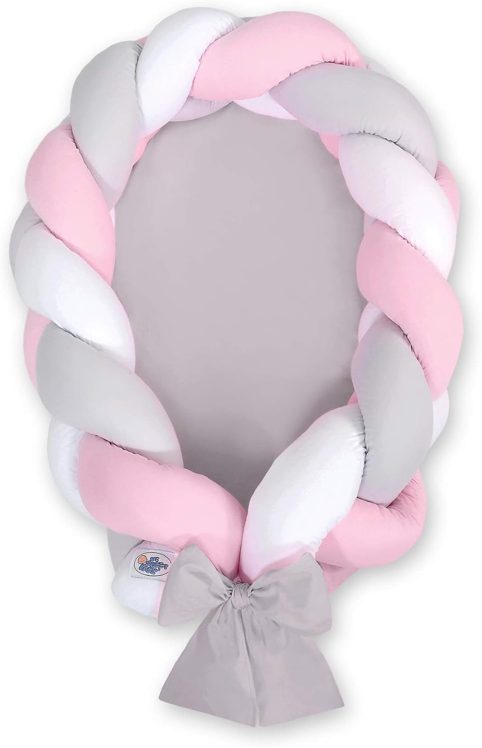 Napravi Rs Reducteur De Lit Bebe Transformable En Tour De Lit Gris Rose Fabrication Europeenne Accessoires De Literie Ameublement Et Decoration