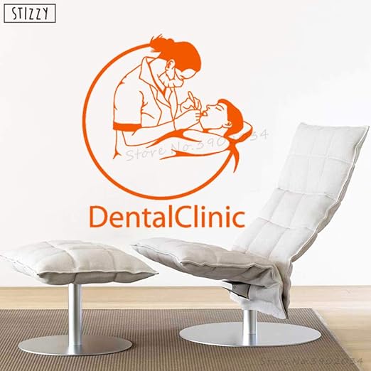 zhuziji Tatuajes de Pared Clínica Dental Vinilo Pegatinas de Pared ...