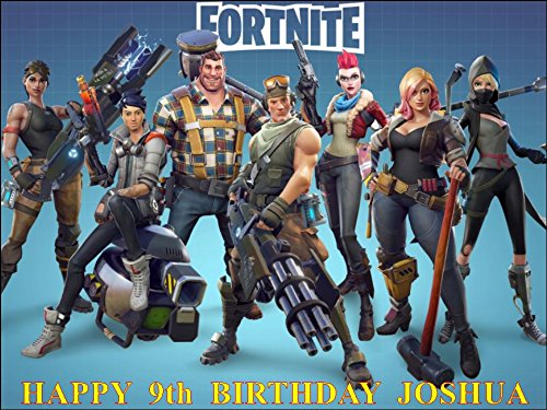Occasions Cake Art Fortnite Design 2 10 X 7 5 Icing Cake - occasions cake art fortnite design 2 10 x 7 5 icing cake topper any name age or message use the greeting message when you check out or email me