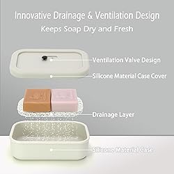AIDIMMING Enhanced Leak Proof Travel Soap