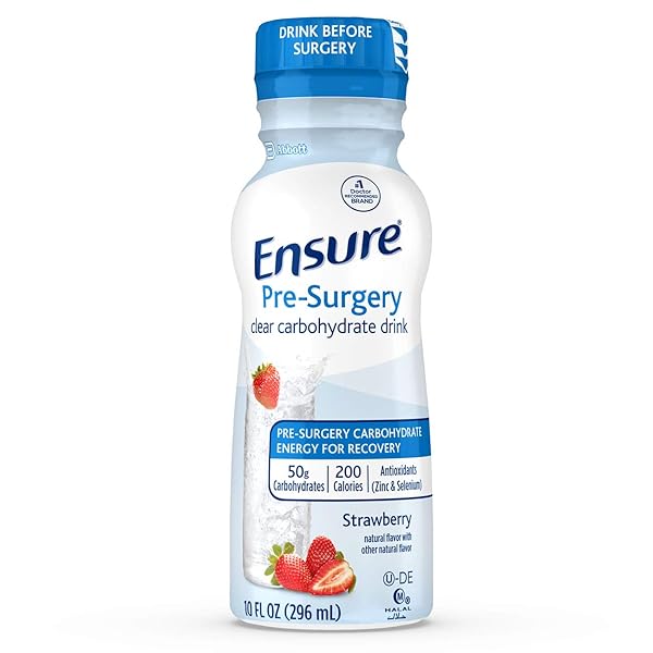 ENSURE PRE-SURGERY, CLEAR CARBOHYDRATE DRINK, STRAWBERRY, 10 FL...