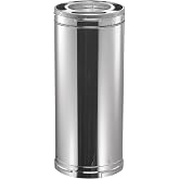 DuraVent 9017SSCF 6" x 36" Class-A Chimney Boxed Straight Pipe Length from the DuraPlus Series