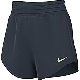 Nike Womens One Dri-fit Ultra High-Rise 3" Brief-Lined Shorts
