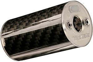 T238-Nano Airsoft Tracer Unit, Carbon Fiber Mini Tracer with 14mm CCW Thread Interface and Type-C Charging Port, 14mm CCW to 11mm CW Adapter