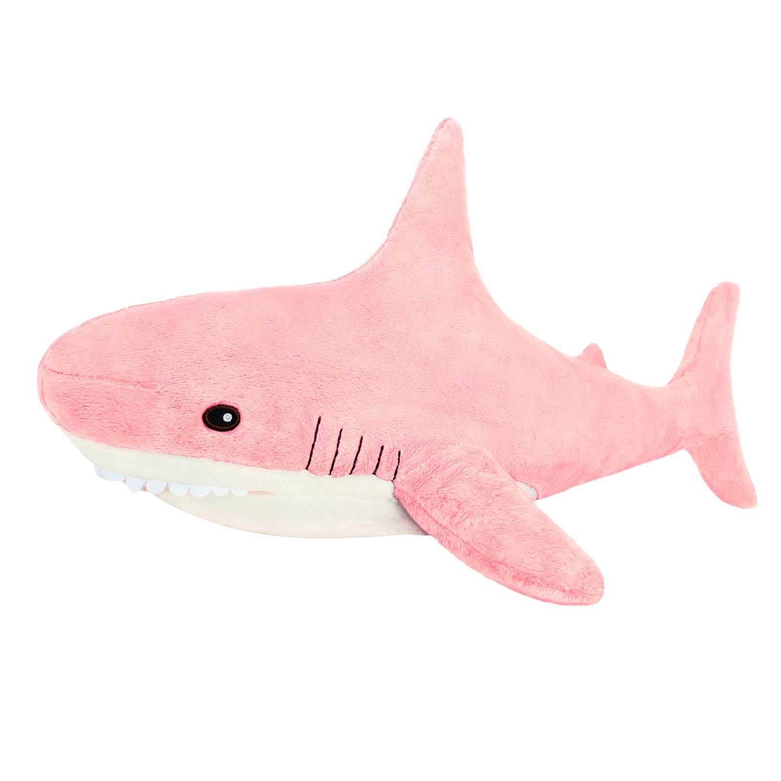 Photo 1 of MUPI Shark Stuffed Animal Plush 11" Cute Shark Toy Plush Pillows Soft Cotton Sharks Plushies Ocean Sea Animal Doll Gifts for Boys Girls Kids Adults?Pink?