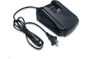 Moccdor Quick Charge Dock for Snow Joe 24V Battery and Sun Joe 24V Battery，for Use in iBAT24 and 24VBAT Series Batteries, with LED Flashing Indicator Lights，Black