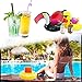 LKDEPO Inflatable Drink Holder 18 Pack, Floats Inflatable Cup Coasters for Summer Pool Party and Kids Fun Bath Toys [Newest Type Golden Pegasus & Mermaid]  