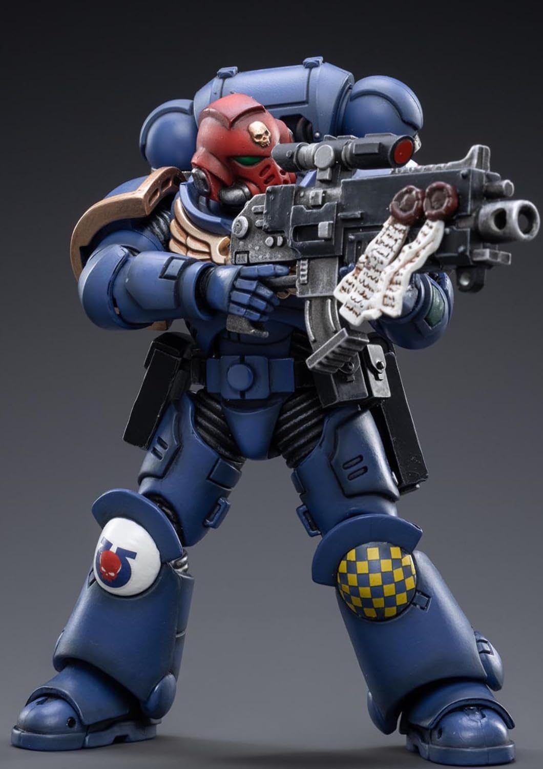 HiPlay JoyToy Warhammer 40K Collectible Figure: Ultramarines Heroes of The Chapter Brother Veteran Sergeant Castor 1:18 Scale Action Figures JT2474