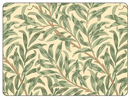 Willow Bough Green Table Mat, 4 Pieces