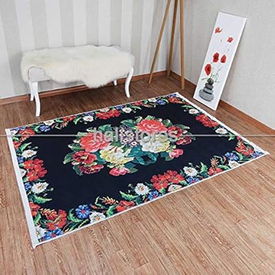 Giz Home Armas Karabag Hali Siyah 80x150 Cm Evidea