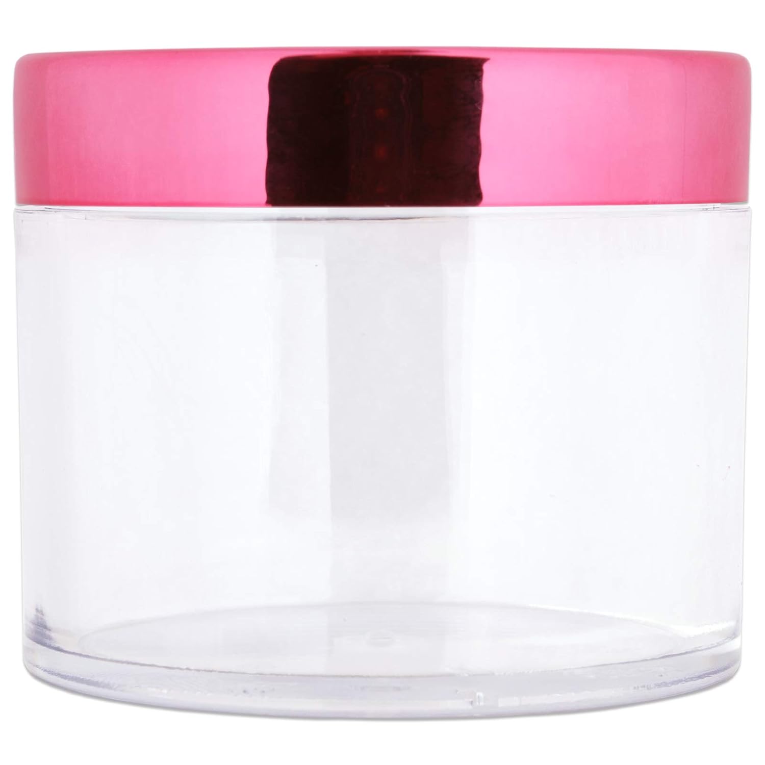 Beauticom 2 oz./ 60 Grams/ 60 ML Thick Wall Round Clear Plastic LEAK-PROOF Jars Container with ROSE GOLD Lids for Cosmetic, Lip Balm, Creams, Lotions, Liquids (36 Jars, Rose Gold) : Beauty