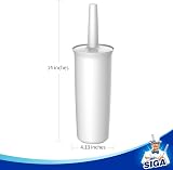 MR.SIGA Toilet Bowl Brush and Holder White 1 Pack view 6