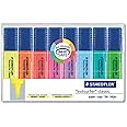 Staedtler Textsurfer Classic Highlighter, Chisel Tip, Blue/Green/Orange/Pink/Purple/Red/Turquoise/Yellow, 8 per Set (364WP8)
