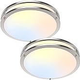 36W LED Ceiling Lights 3600lm Super Bright, Dimmable Flush Mount Light Fixtures 6500K/5000K/4000K/3000K/2700K Adjusted Modern