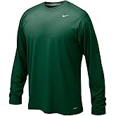 Nike Dk Green Legend Long Sleeve Performance Shirt , Small