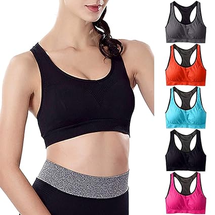  Nacome Womens Sports Bra Wireless Soft Bra
