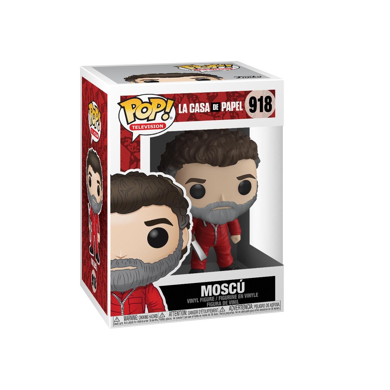 Funko POP! TV: La Casa De Papel - Moscow - Money Heist - Collectable Vinyl Figure - Gift Idea - Official Merchandise - Toys for Kids & Adults - TV Fans - Model Figure for Collectors and Display