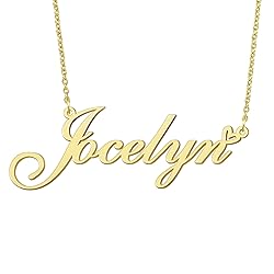 BYBWBL Jocelyn Name Pendant Necklace 18k Gold