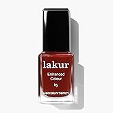 LONDONTOWN lakur Nail Polish - Chip-Resistant, Non-Toxic, Conditions & Hydrates Nails | Glossy Umber Red, You Autumn Know, .40 fl oz