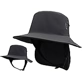 Ducclucc Surf Hat Bucket Beach Sun Hats with Chin Straps for Surfing,Boating,Riding,Watersports Men, Women