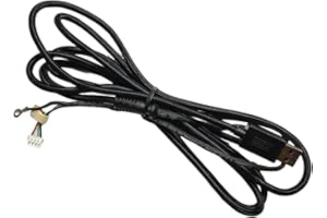 Uitndvyte Keyboards Lines Replacement PVC Cable Cord For G213 Gaming Keyboards Black