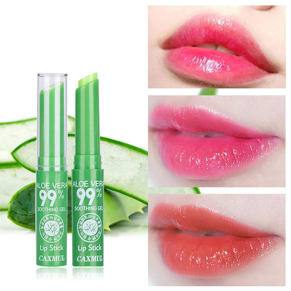 FORUU Women's Lipstick, 2019 Valentine's Day Surprise Best Gift For Girlfriend Lover Wife Party Under 5 Free delivery Aloe Vera Temperature Changing Color Moisturizer Balm Waterproof