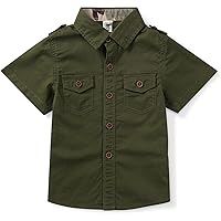 Amazon.com: BUFOSA Boys Short Sleeve Button Down Shirt