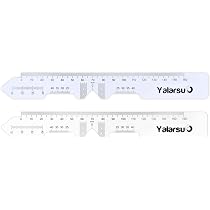 Amazon.com: Yalarsuo PD Ruler (2 Packs Clear and White Color), Pupillary  Distance Ruler for Eyeglasses, Pupil Distance Measurement Tool for Ordering  Glasses Online : Tools & Home Improvement