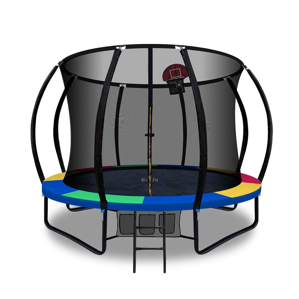 Trampoline 10ft Kids Indoor Outdoor Plum Exercise Trampolines With