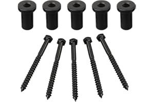 5 Pack Barn Door Spacer for Sliding Doors, 44mm Track Spacing Spacer with Carbon Steel Door Hardware, Heavy Duty Wall Anchor 