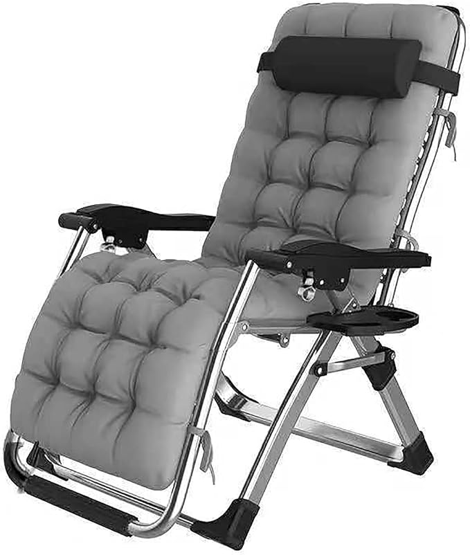 Folding Recliner Zero Gravity Outdoor Chair Reclining Folding Chair