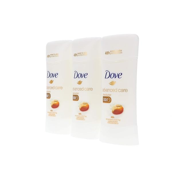 DOVE ADVANCED CARE ANTI-PERSPIRANT, SHEA BUTTER 2.60 OZ (PACK OF 3)