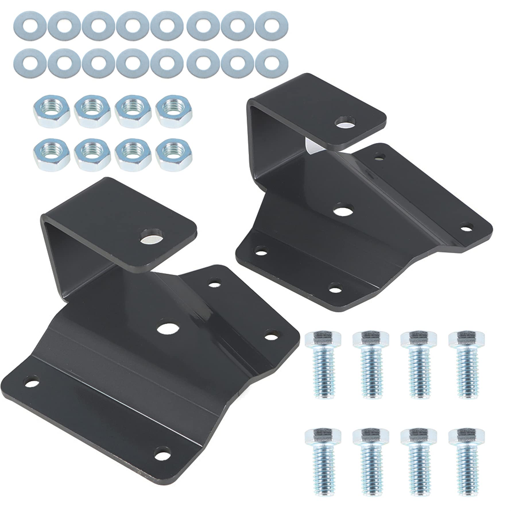 Photo 1 of munirater 2 Inch Rear Axle Drop Hangers Lowering Kit Replacement for Silverado 1500 1999-2006 Pickup Replacement for Sierra 1500 1999-2006 Pickup