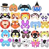 Joyin Toy 24Piece Assorted Foam Animal Masks For Birthday Party Favors Dress-Up Costume