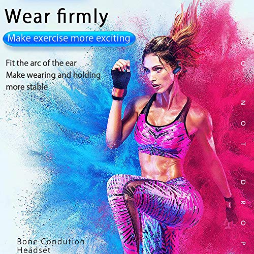 SLuB-Bone-Conduction-HeadphonesBluetooth-50-Open-Ear-Wireless-EarphonesWaterproof-and-Sweatproof-Sports-HeadsetHigh-Sound-QualityLarge-Capacity-BatteryBlue