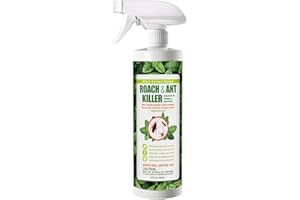 EcoVenger Roach & Ant Killer 16OZ, Kills on Contact, Extended 4-Week Deterrence, Kills Cockroaches, Ants & Other Indoor & Outdoor Crawling Insects, Peppermint Oil, Non-Toxic, Safe for Children & Pets